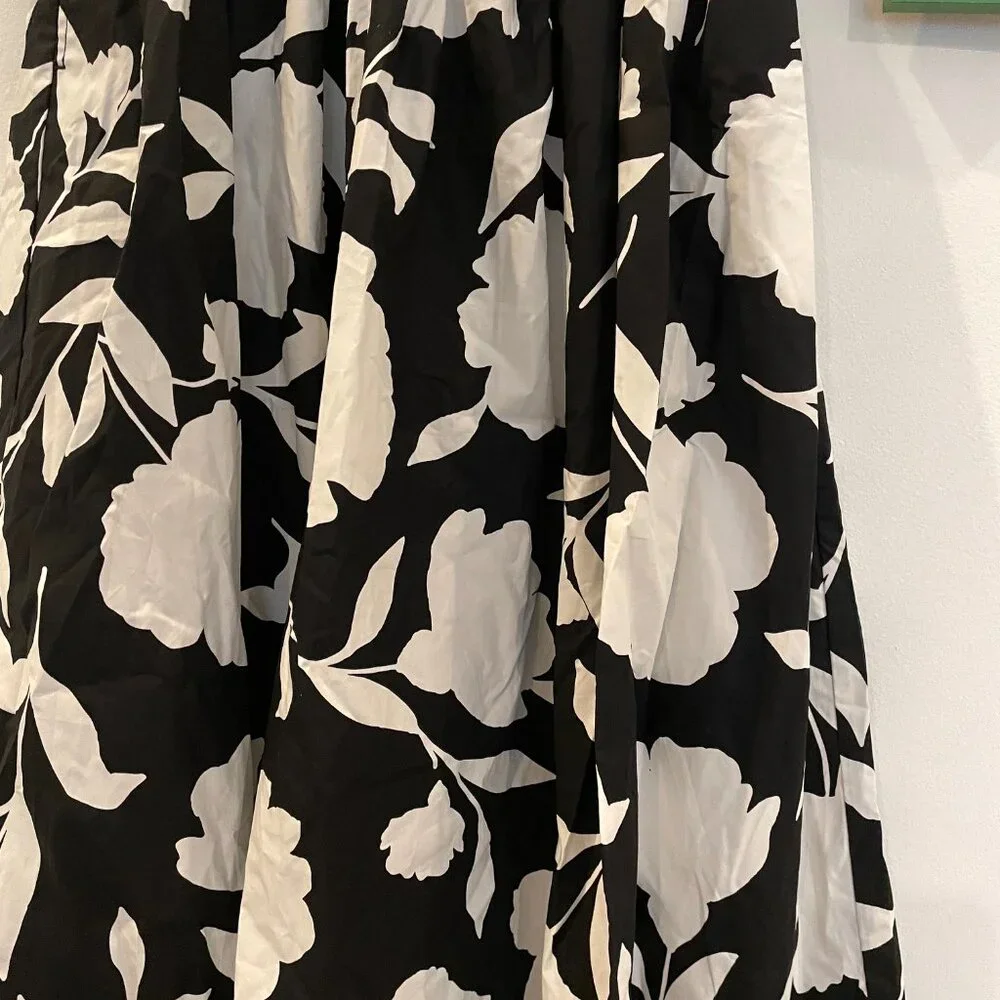 Classic Rose Midi Skirt - Kate Spade New York -Target Black/Cream - Picture 6 of 11
